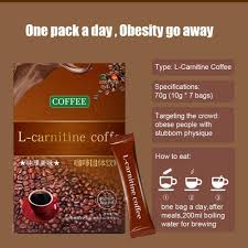 10x organo gold 6 black coffee & 4 cafe latte organic ganoderma instant reishi. L Carnitine Coffee For Weight Loss 1 Box 7 Packs Total Agenee