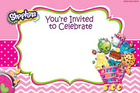 Birthday Invitation Card Template Free Updated Free Printable Shopkins Birthday Invitation Template Drevio Shopkins Invitations Shopkins Invitations Template Free Printable Birthday Invitations
