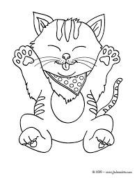 Un Coloriage Super Mignon D Un Bebe Chat Qui Sourie Et Joue Un Dessin Qui Fera Plaisir Aux Enfants Coloriage Chat Coloriage Coloriage Insectes