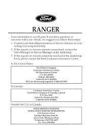 Manual Ford Ranger 96