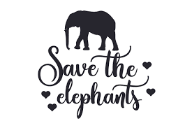 Download Save The Elephants Svg Cut File By Creative Fabrica Crafts Creative Fabrica PSD Mockup Templates