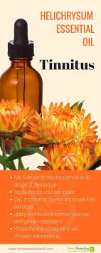Use Helichrysum Essential Oil To Get Rid Of Tinnitus To Stop Ringing In Ears Helichrysum Essential Oil Helichrysum Oil Tinnitus Essential Oils