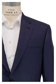 Ted lapidus men's gray wool jacket sz 44r. Brioni Navy Blue Sharkskin Wool Suit Mitchell Stores