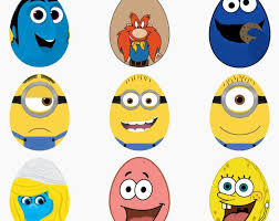 Cartoon characters easter eggs vector art, clipart and stock vectors. Cartoon Character Eggs Digital Clip Art Digital File Digital Clip Art Easter Egg Clip Art Easter Clipart C Easter Egg Cartoon Easter Art Disney Easter