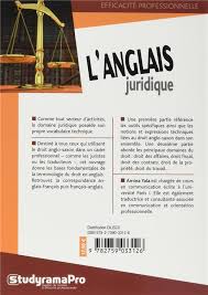 Check spelling or type a new query. L Anglais Juridique Etudiants Stagiaires Et Professionnels 3e Edition Amina Yala Jeunes Editions Studyrama Grand Format La Librerit Carouge