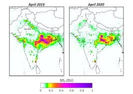 Sulfur dioxide is an inorganic colorless gas with the molecular formula so2. Esa Sulphur Dioxide Concentrations Drop Over India During Covid 19