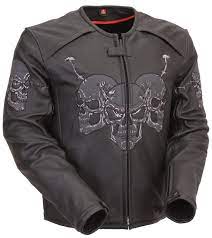 First Racing Reflective Skulls Mens Leather Motorcycle Jacket 299 95 Leather Motorcycle Jacket Jackets Motorcycle Jacket