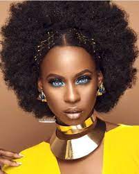 Poppin Melanin African American Woman Model Has A Mysterious Beauty Natural Hair Styles Beauty Shoot Summer Beauty