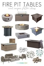 Fire Pit Tables Filler Ideas Life On Virginia Street In 2020 Fire Pit Table Outdoor Furniture Decor Fire Pit Sets