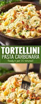 Top 10 Pasta Recipes From Pinterest Tortellini Recipes Italian Recipes Pasta Dinners