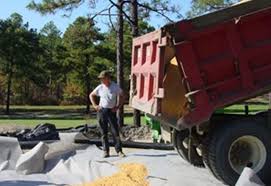 Whispering Woods Golf Course Installs Airdrain In Green And Bunker Airfield Systems Bunker Woods Golf Installation