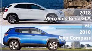 2018 Mercedes Benz Gla Vs 2018 Jeep Compass Technical Comparison Youtube