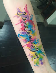 Flower tattoos are first choice of girls, what about watercolor flower tattoo designs on leg. Beautiful Water Color Tattoo Creative Tattoos Tattoos Watercolor Tattoo Words