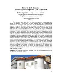 See more of universiti malaysia sarawak (unimas) on facebook. Doc Sarawak Craft Council Sustaining The Indigenous Craft Of Sarawak Rahah Haji Hasan Faridah Sahari And Terry Lucas Academia Edu
