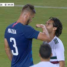 Matt miazga towers over opponent diego lainez as the chelsea star brutally mocks him over his height. Espn Fc Miazga And Lainez Get Into It Facebook