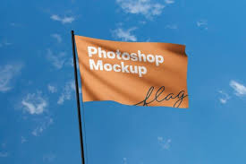 Flag Photoshop Mockup Nel 2020