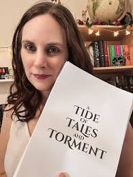 Proof my latest book-baby truly exists… ink, paper, chaos and all. For the  last eight months, I've spent almost every weekend in the world of A Tide  of Tales and Torment, writing