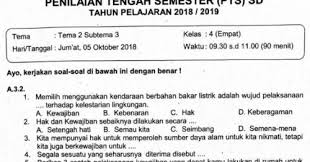 Check spelling or type a new query. Soal Ulangan Pts Kelas 4 Tema 2 Subtema 3 Sekolahdasar Net