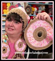 Sprinkle Donut Hot Pad pattern by Sara Sach