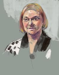 The Pretentious Cleveland Portrait Artists drawing Anne Kinchen 7-15-22 —  The Pretentious Cleveland Portrait Artists.