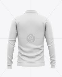 Download Men S Long Sleeve Polo Shirt Back View In Apparel Mockups On Yellow Images Object Mockups