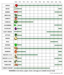 Seasonal Fruit And Vegetable Guides Usa Sensory
