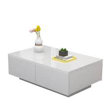 This rectangular coffee table in high gloss white has a modern, elegant look and feel, and will complement the furniture in your home. Coffee Table Modern Wood Furniture Side High Gloss Finish White Living Room Desk High Quality Table For Living Room Coffee Tables Aliexpress