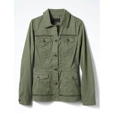 Banana Republic Womens Eyelet Trim Military Jacket 148 Liked On Polyvore Featuring O Military Inspired Jacket Military Style Jackets Military Jacket Green