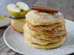 Pancakes Aux Pommes Facile Et Rapide La Cuisine D Adeline Recette Recette Pancakes Facile Recette Recette De Petit Dejeuner