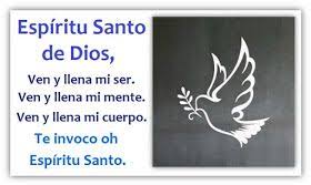 Sea yo luz, sea yo apoyo, sea yo santo, en el nombre de jesús. Oraciones Center Oracion Para Invocar Al Espiritu Santo Oracion Al Espiritu Santo Oracion Para Momentos Dificiles Espiritu Santo
