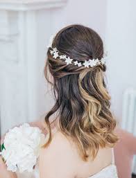 In this video we'll show you how to create one of the most popular wedding hairstyle : 15 Half Up Half Down Bridal Hair Styles Rachel Sokhal Bridal Accessories