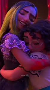 Luisa and Mirabel Hugging