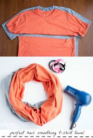 Hold the dryer directly towards the specific part of the shirt that you want to dry. Diy T Shirt Towel For Perfectly Smooth Hair Muslin And Merlot