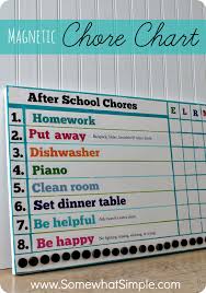 15 easy chore charts