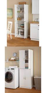 Tall kitchen larder cupboard storage pantry freestanding utility cabinet slim. Cabinets And Cupboards 20487 Tall Kitchen Pantry Cabinet Freestanding Shelf White Cupboard Storage Organizer Buy It Now Only 98 99 On Ebay Cabinets Cup