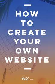 The Leader In Website Creation Create Your Free Website Wix Com Create Your Own Website Website Creation Own Website