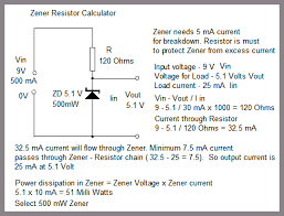 Zener Diode Selection – Mohan's Electronics Blog