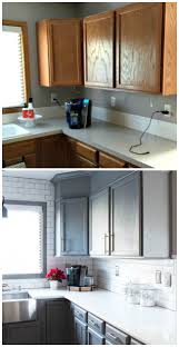 Kitchen Before And After Reveal Inspiration For Moms Small Kitchen Renovations Kitchen Remodel Small Builder Grade Kitchen
