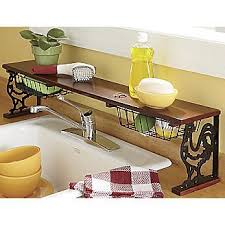 over the sink storage (pedestal sink