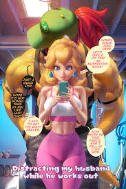 Sakimichan - Princess Peach Gym Days (No Futa) - FreeComix