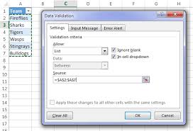 Creating a references or works cited page with microsoft word®. Excel Tables As Source For Data Validation Lists My Online Training Hub