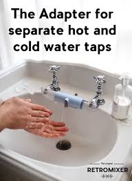 The Mixer For Double Taps Combine Your Hot And Cold Faucets Only In The Uk Cold Water Cold Water Tap