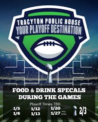 Maybe you would like to learn more about one of these? Wild Card Weekend Nfl Playoffs Tracyton Public House