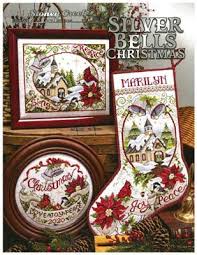 Christmas in miniature (counted thread cross stitch patterns, book 5). Amazon Com Silver Bells Christmas Cross Stitch Pattern Arts Crafts Sewing