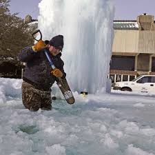 Every year mckinney square is transformed into a winter wonderland during the holidays. Heating Arctic May Be To Blame For Snowstorms In Texas Scientists Argue Climate Change The Guardian