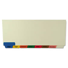 Bottom Tab Medical Chart Divider Sets 8 Tab Assorted