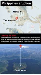 Talisay, within the park boundaries, is the nearest town on the batangas side; Philippines Taal Volcano Fears Of Another More Dangerous Eruption