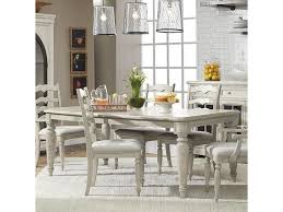Kitchen & dining room sets : Trisha Yearwood Home Collection By Klaussner Nashville 749 096 4x900 2x905 891 8 Piece Dining Room Rectangular Extension Table 4 Ladderback Side Chairs 2 Ladderback Arm Chairs And Server Set Sam Levitz Furniture Dining