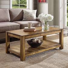 Better Homes Gardens Bryant Solid Wood Coffee Table Rustic Maple Brown Finish Walmart Com Coffee Table Wood Solid Wood Coffee Table Wood Coffee Table Rustic