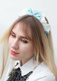 Amazon.com: C-ZOFEK Women's French Maid Headband Ribbon Lace Kawaii  Headwear Headpiece for Halloween Christmas Costume : Clothing, Shoes &  Jewelry
